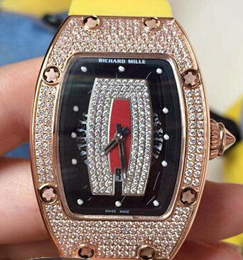 Replica Richard Mille RM 007 rose gold diamond Women Watch